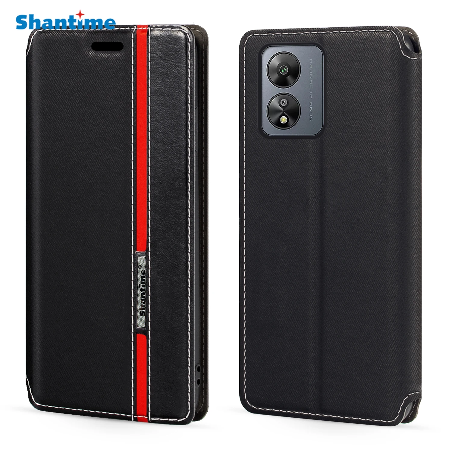 For Boost Celero 5G SC SN339D Case Fashion Multicolor Magnetic Closure Leather Flip Case Cover with Card Holder 6.6 inches