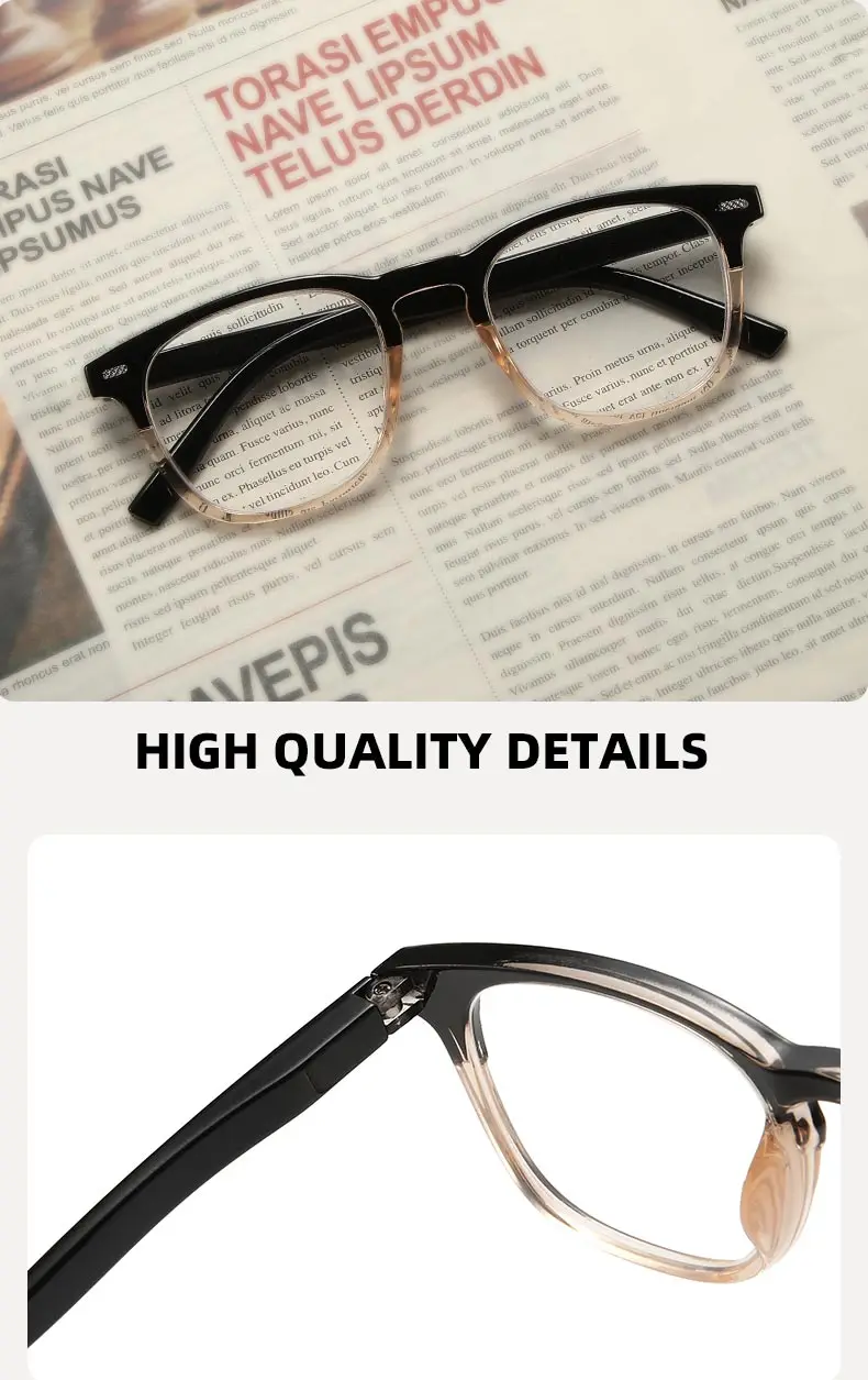 3 قطع من نظارات القراءة البسيطة السوداء مع مفصلات زنبركية، إطار مريح مانع للانزلاق لكبار السن والرجال والنساء