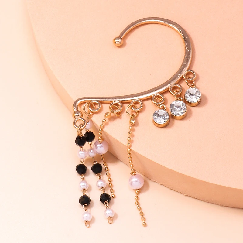 Aihua 1pc neue Stylistin Boho Schmetterling Stern Kristall Ohrringe für Frauen kein Piercing lange Ohr Manschette Ohrringe Böhmen Schmuck Geschenke – Detail 19