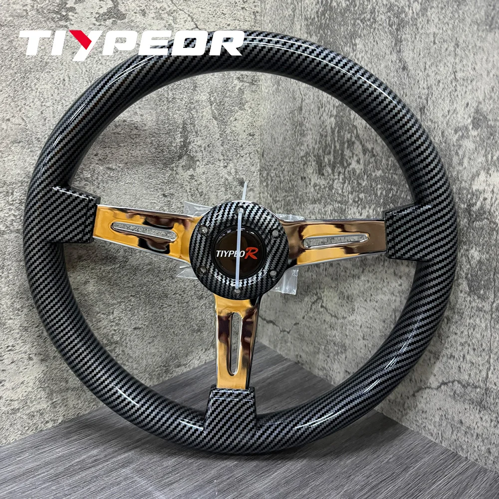 

Tuning Sports Racing Drift Steering Wheel 14 Inch 350MM ABS Aluminum Alloy Bracket Steering Wheel