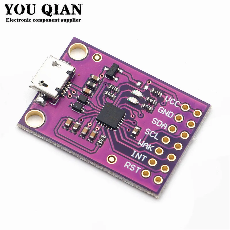 CP2112 Debug Board USB to SMBus I2C Communication Module 2.0 MicroUSB 2112 Evaluation Kit for CCS811 Sensor Module