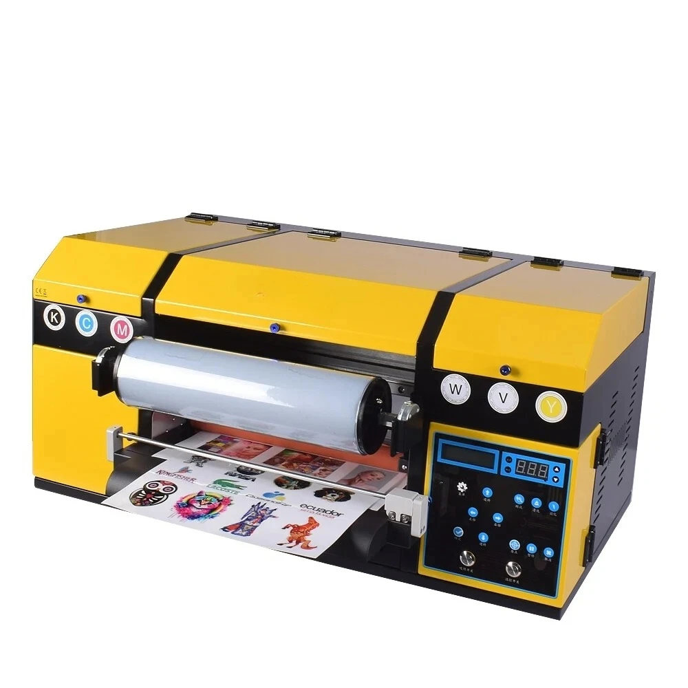A3 UV DTF Printer Varnish Transfer Sticker Printing AB Film XP600 Nozzle