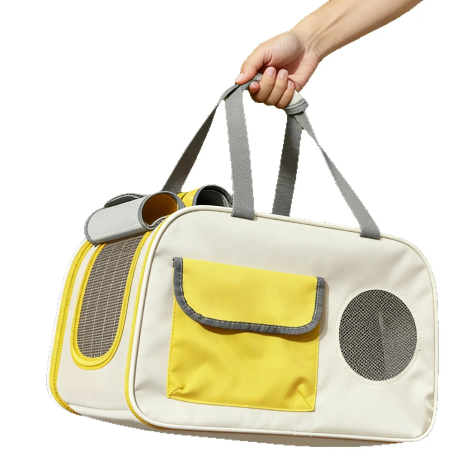 Mochila de transporte transpirable para gatos y perros en exterior - imagen 3