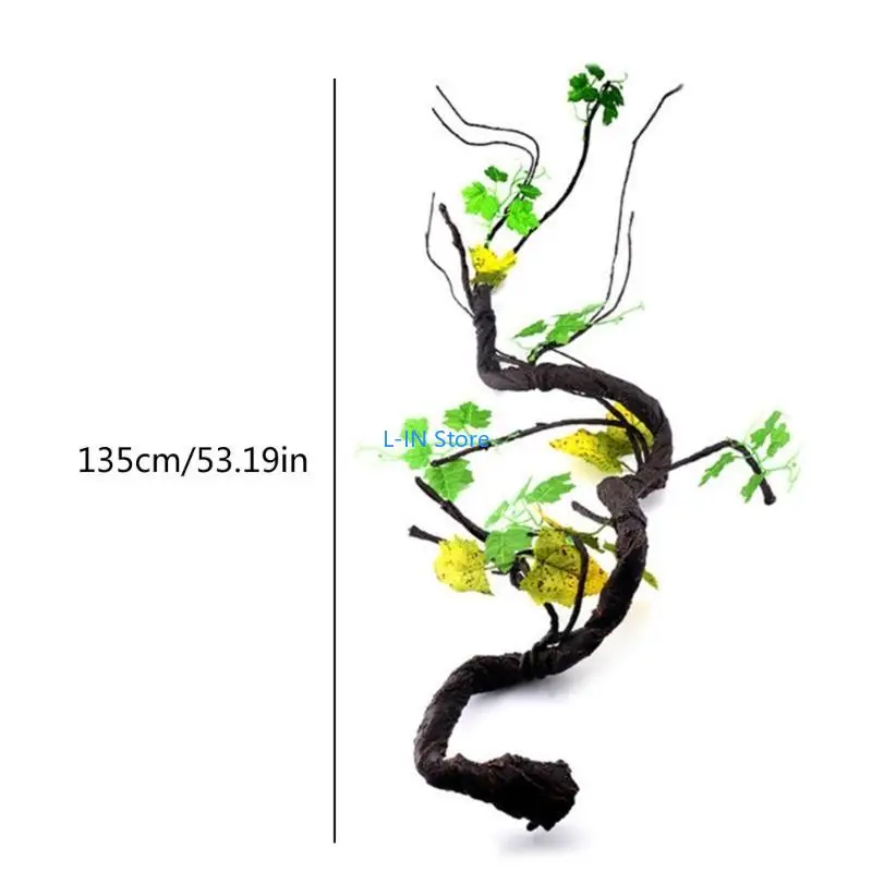 Plants Artificial Vines for Climbing Habitat Decor Branches for Lizard
