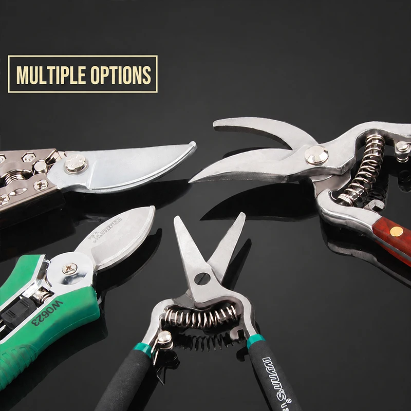 SK5 Steel Garden Pruning Shears Sharp Branch Trimmer for Fruit Trees Ergonomic Hand Pruner Gardening Cutting Tool