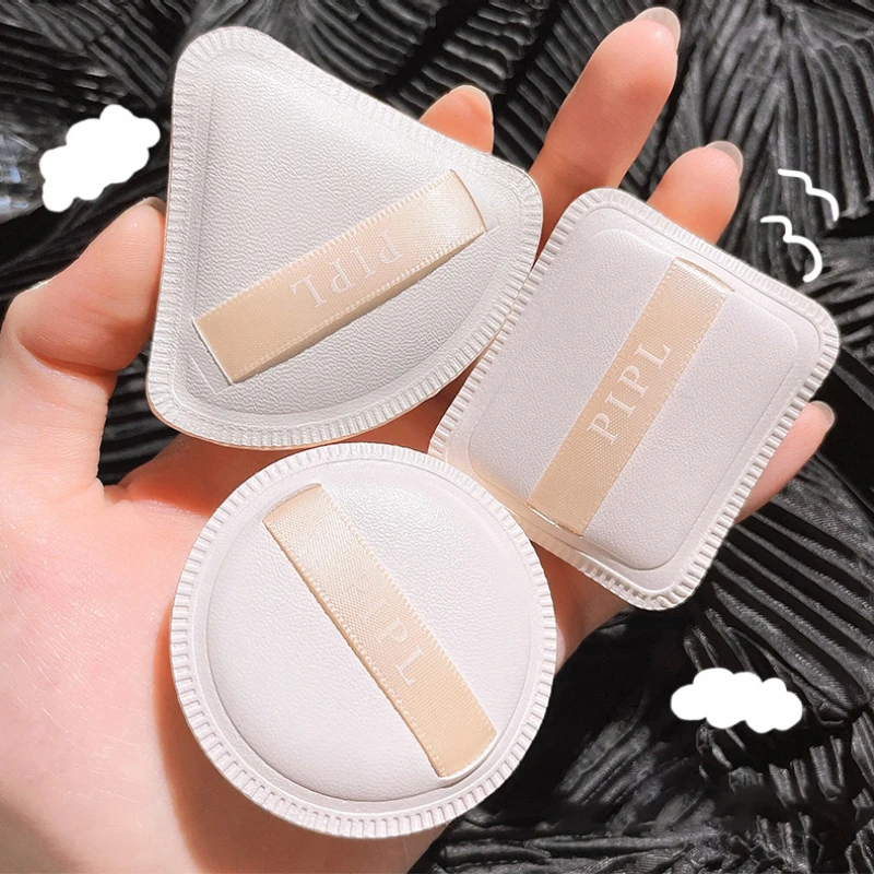 Puder quaste nass Dual Use Set Gesicht Make-up Schwamm Schönheit Kosmetik Luftkissen Foundation Puff Dreieck Runde Puff weich süß