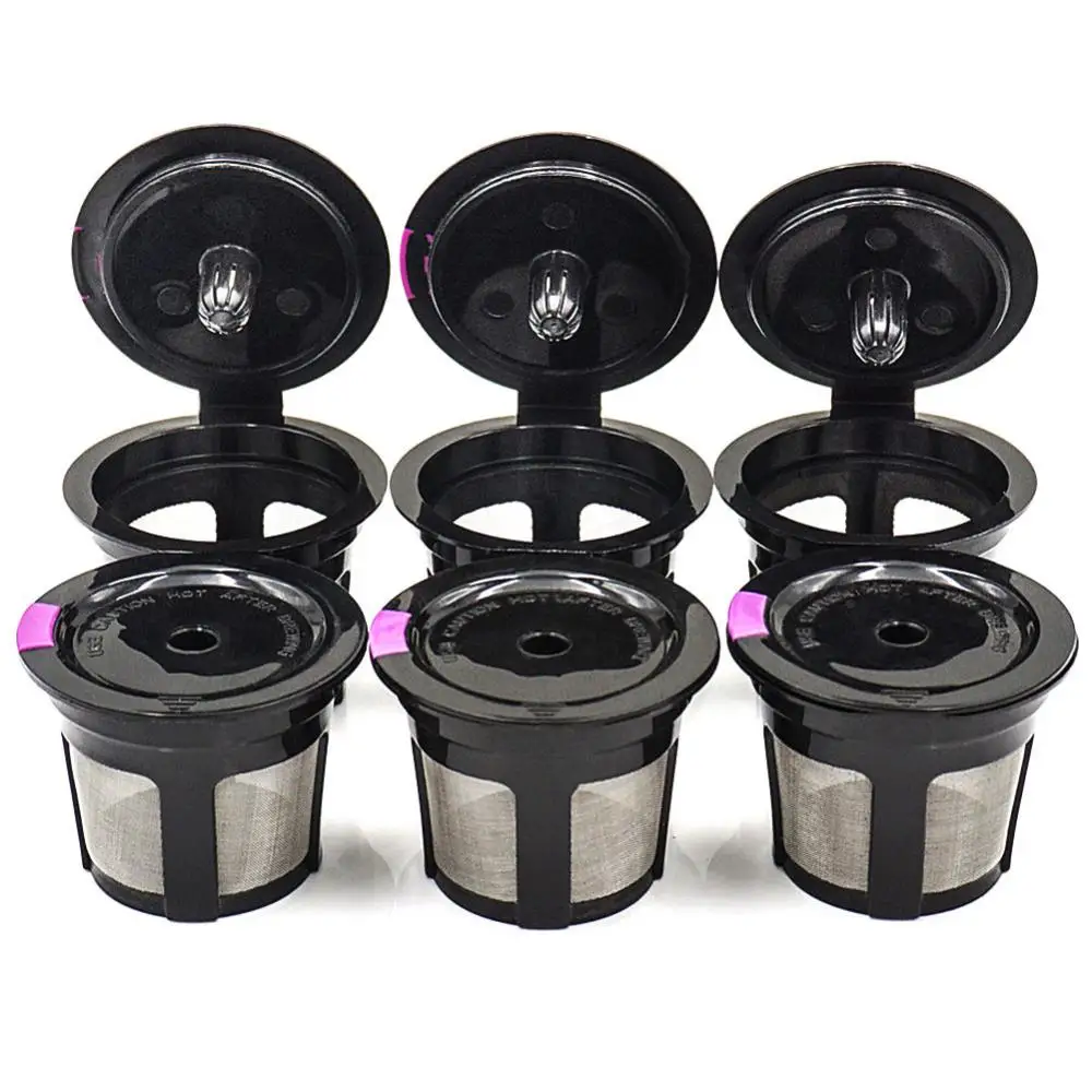 

6Pcs For Brewer Universal Coffee Filters Cup for Coffee Reusable Capsule K Cup Coffee Filter Pod Coffee Maker