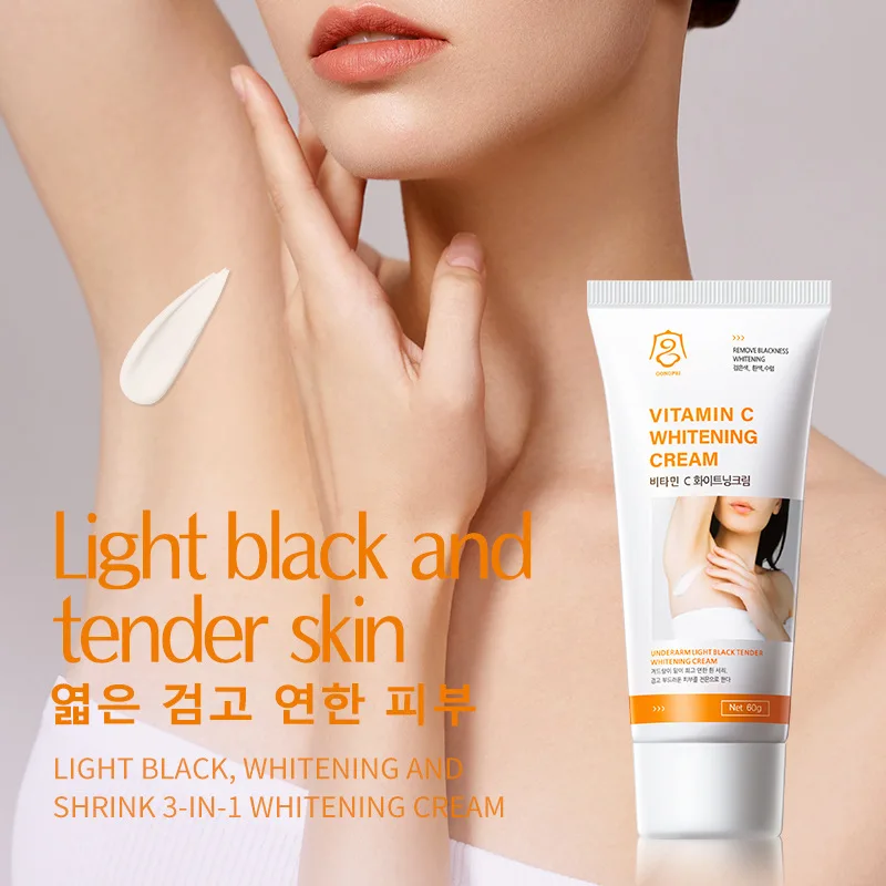 

Vitamin C Body Whitening Cream Underarm Armpit Dark Skin Whitening Bleaching Cream Moisturizing Brighten Body Lotion For Women