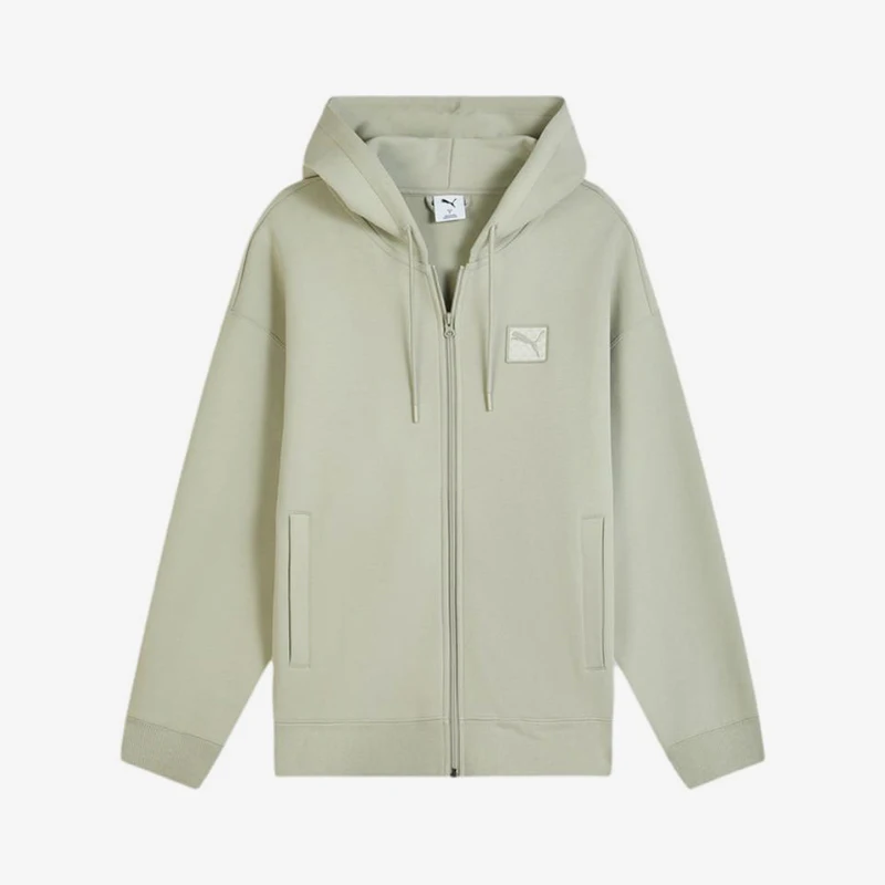 Puma genuine ES new men's light gray green loose soft jacket jacket 636315-68