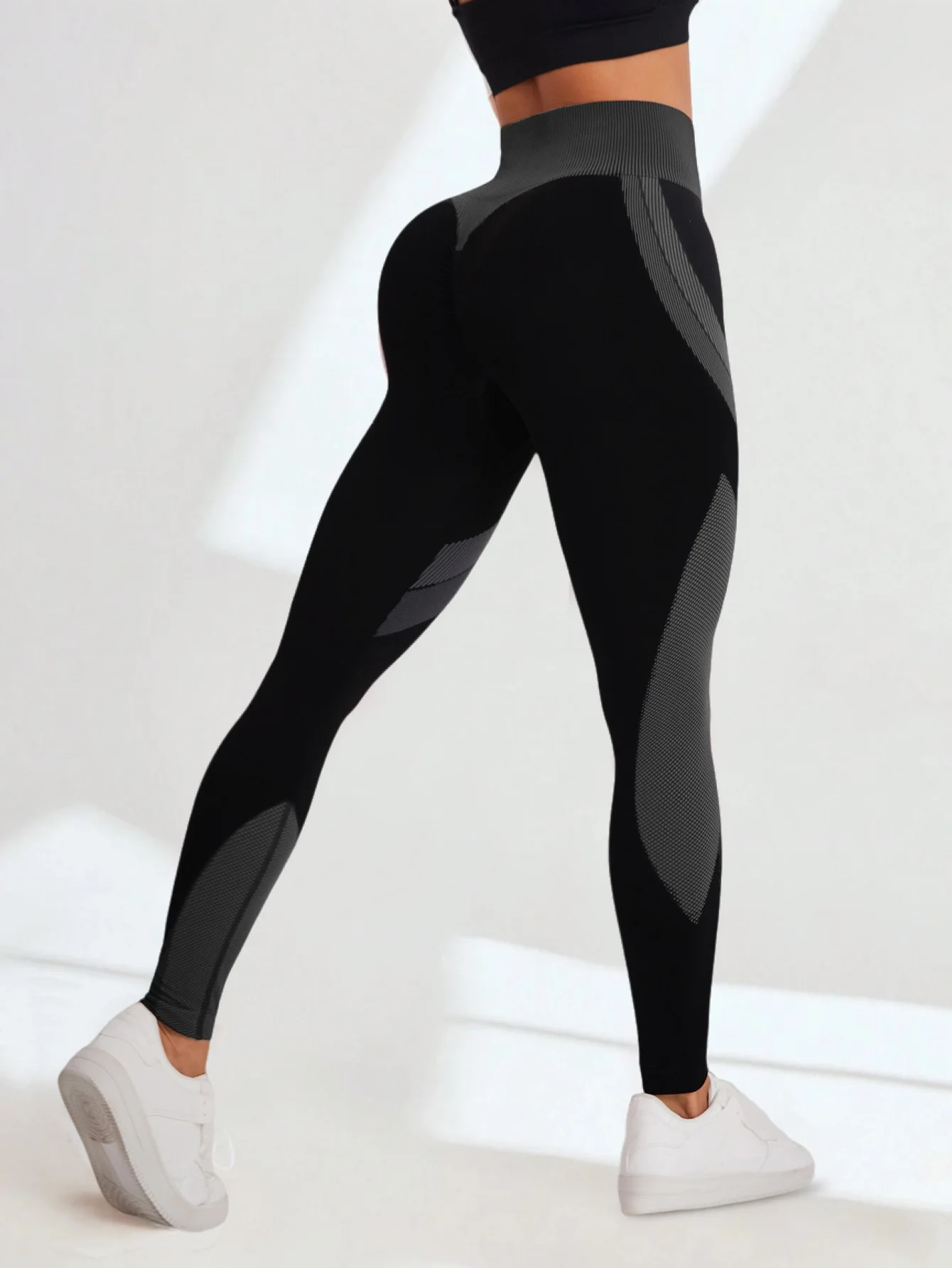 Women's Seamless Yoga Leggings Tummy Control High Waist Soft Stretchy Breathable Scrunch Butt Lifting Gym Workout Pants image 6
