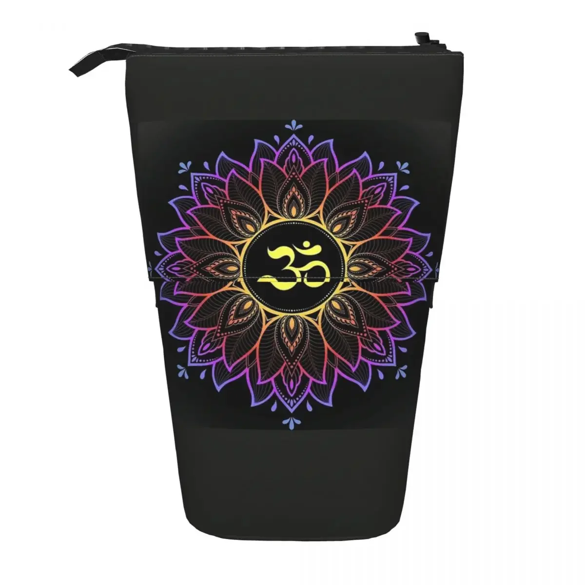 estojo-de-lapis-reversivel-mandala-dourada-om-yoga-aum-ohm-henna-bolsa-de-armazenamento-para-lapis-presente-para-criancas