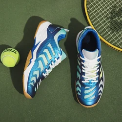 Professional Light Badminton Shoes for Men and Women, Tennis Sneakers, Volleyball Wears, New