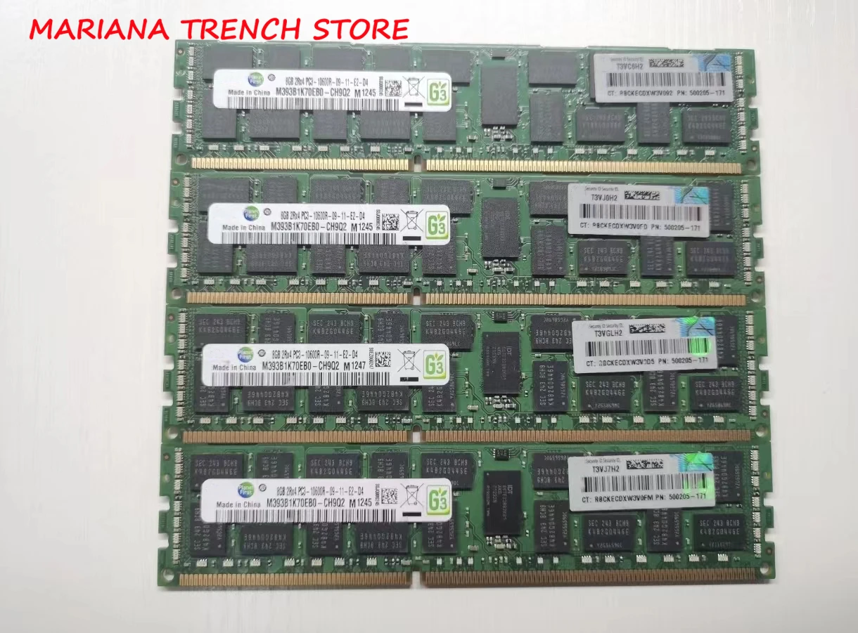 

8GB 2Rx4 PC3-10600R 1333Mhz для памяти Samsung; Ценник-это цена одной памяти.