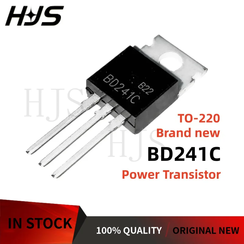 10-100PCS Brand New BD241C BD241 TO-220 Power transistor triode High-quality