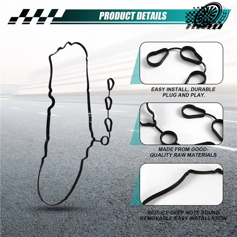 AS57-Engine Valve Cover Gasket Replacement Part- New 1730160021 17301-60021 Fits For Ssangyong Tivoli