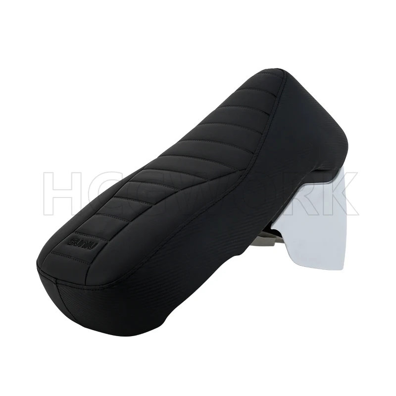 

Electric Bike Storage Box Cushion Pu Seat Integrated Cushion Lengthened Thickened Breathable Modified for Niu Mqi2 M2