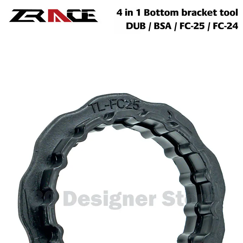 ZRACE 4 in 1 Bottom Bracket Wrench Tool , Compatible with SRAM DUB, SHIMANO BSA / FC-25 / FC-24, CNC AL7075 DUB-BSA TOOLS