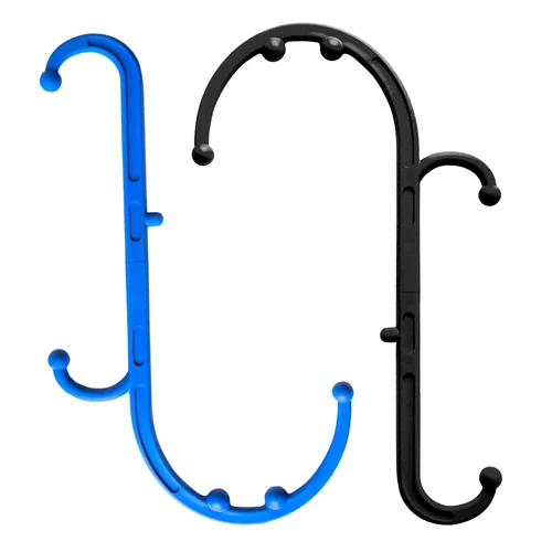 Imagen 2 del producto Masajeador de espalda, cuello y pies para terapia de caña con gancho de automasaje y punto de disparo, rascador de espalda