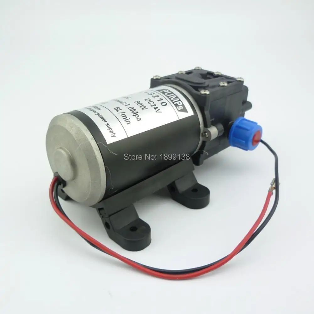 Return valve type 80W 6L/min High pressure 24v dc water pump