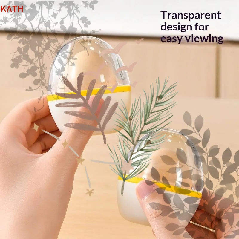 Portable Egg Holder Case, Shatter-Proof Boiled Egg Container for Office, School, Gym and Picnic
