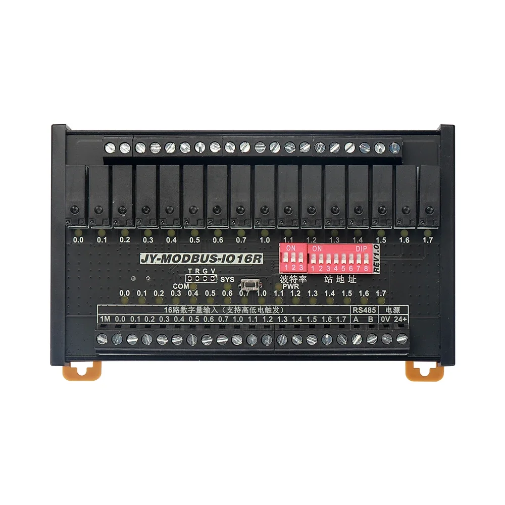 JY-MODBUS-IO8R Simple Version MODBUS Convert Module RTU Analog Acquisition Control Module 32I Digital Relay Transistor RS485