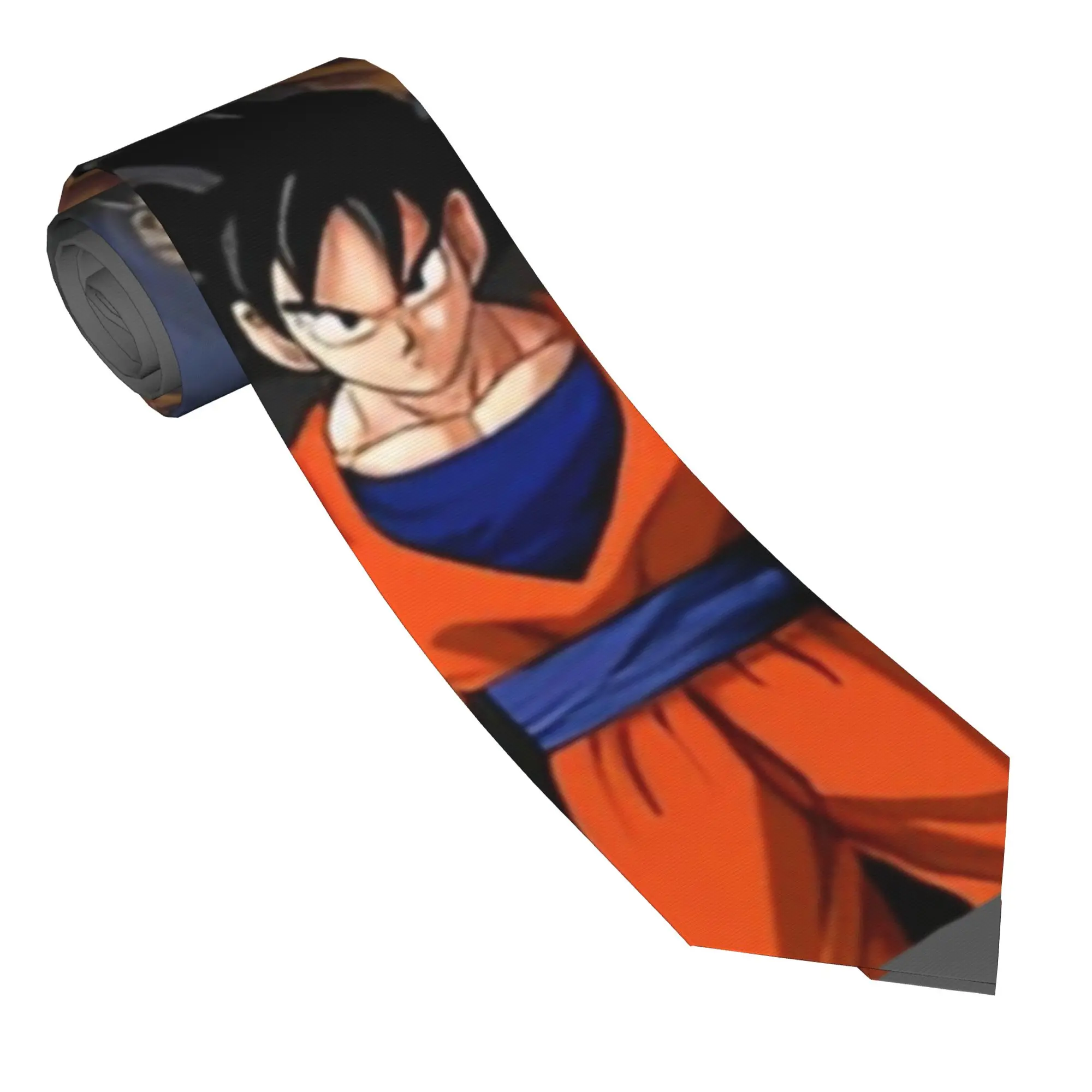Dragon Ball Z  Necktie Men Women 8 cm DBZ Neck Tie for Mens Casual Classic Accessories Gravatas Wedding Accessories Party