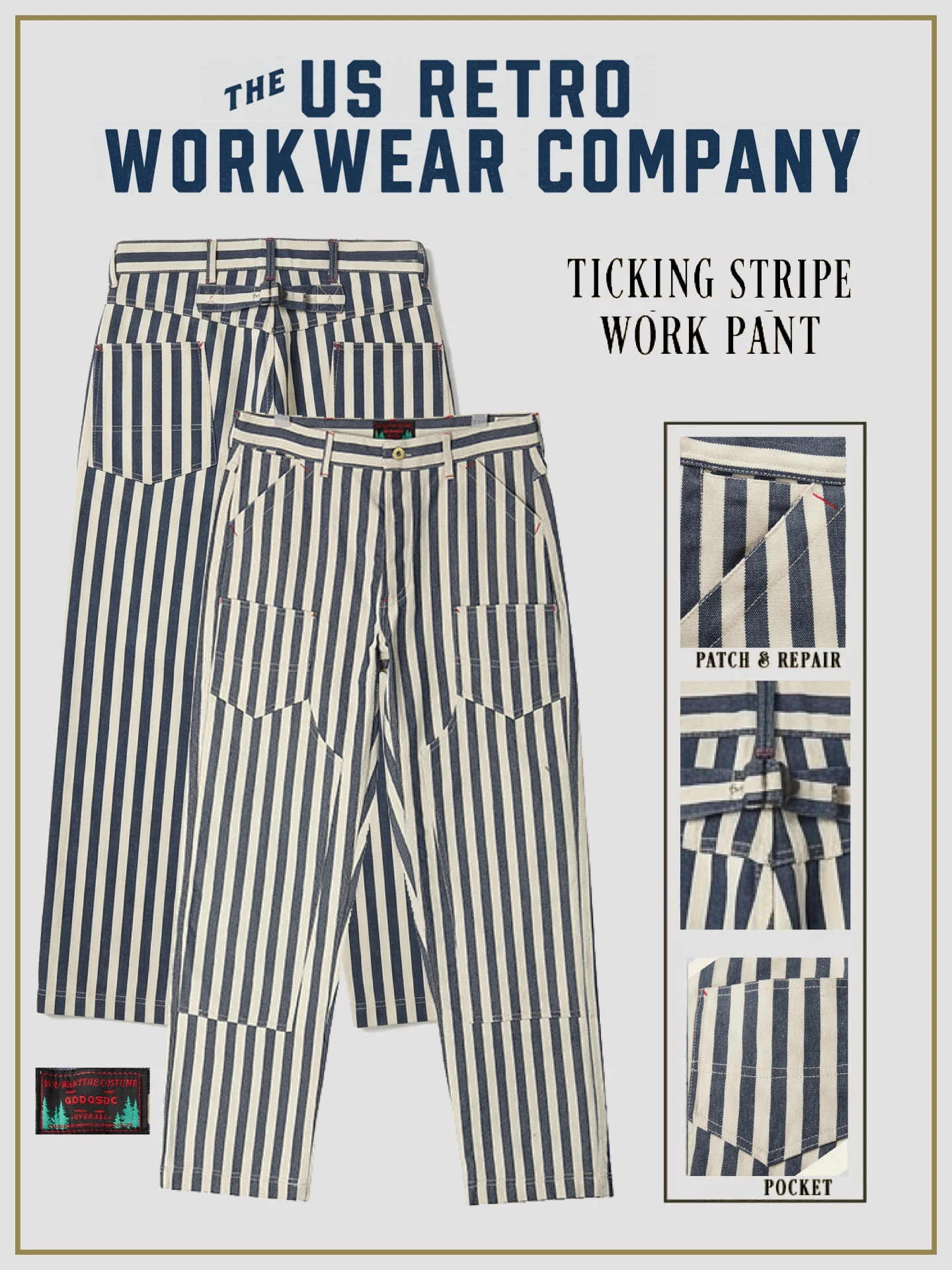 

Американские ретро-брюки с полосками и узором под орех, прямые, из хлопка, повседневные, для молодых мужчин