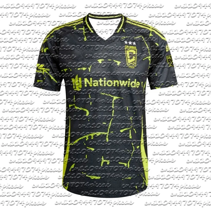 Camiseta de Fútbol 2026 Nueva Moda, Equipación de Visitante de Columbus, para Hombre Adulto, Secado Rápido, Transpirable, para Fanáticos del Fútbol
