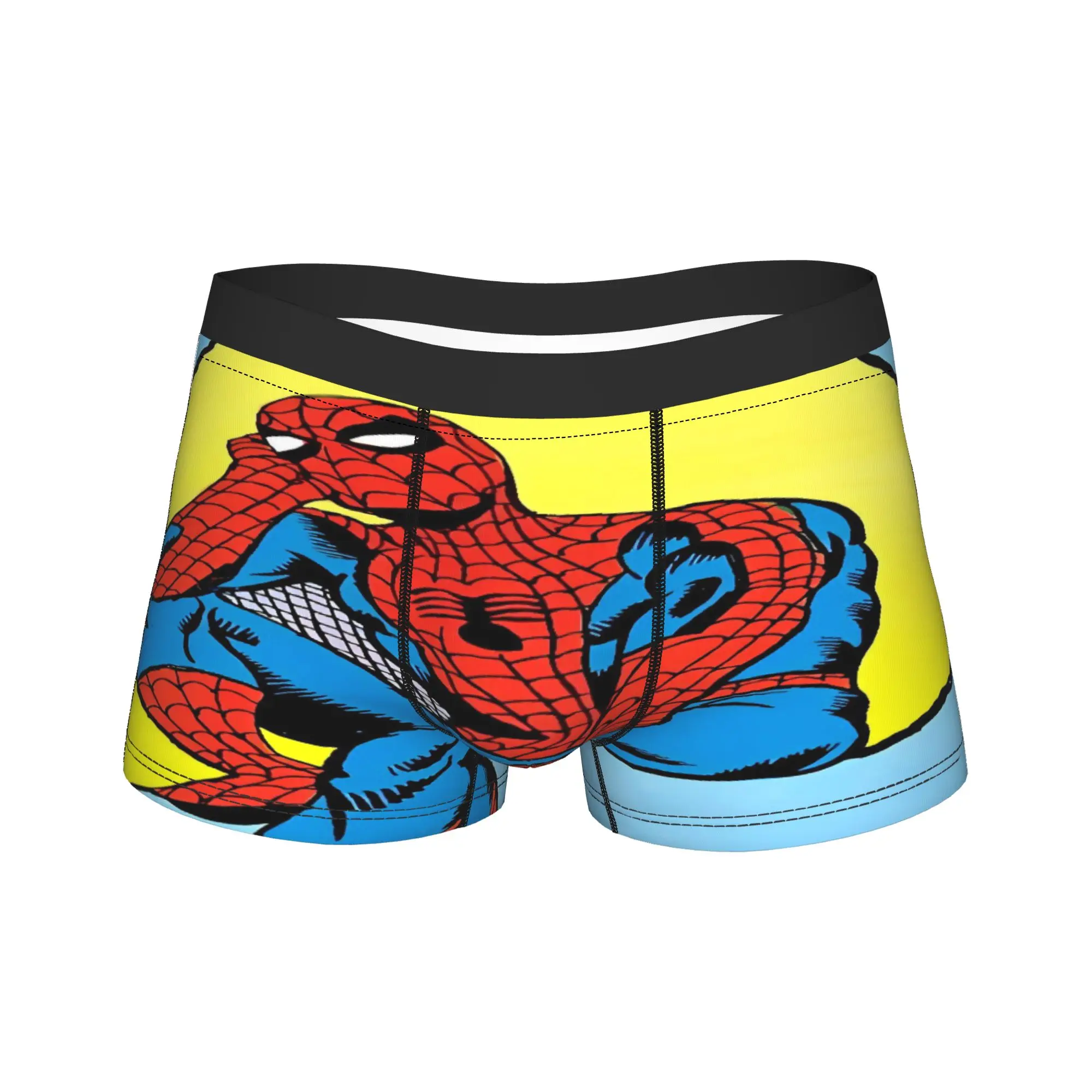 S-Spiders Heroes Trunk  3D Pouch Underwear High Quality Custom DIY Boxer Brief Comfortable Male Underpants Plus Size
