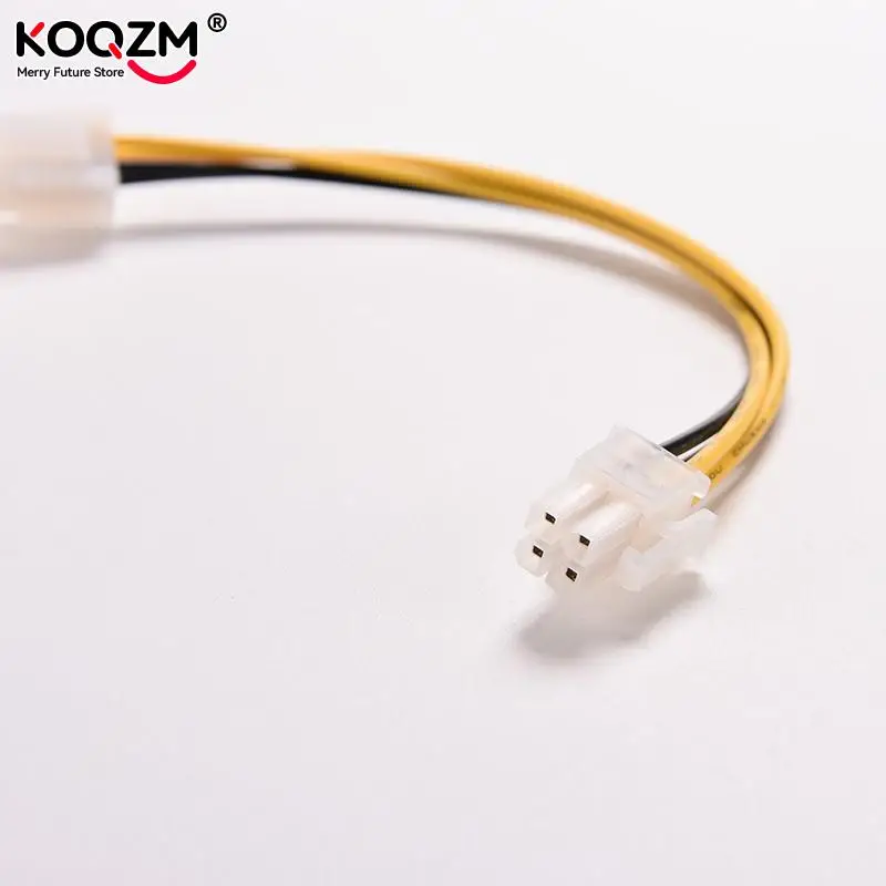 2pcs 8" Inch ATX 4 Pin Male To Female PC CPU Power Cable 20cm 4Pin Mainboard Power Supply Extension Cord Connector Adapter