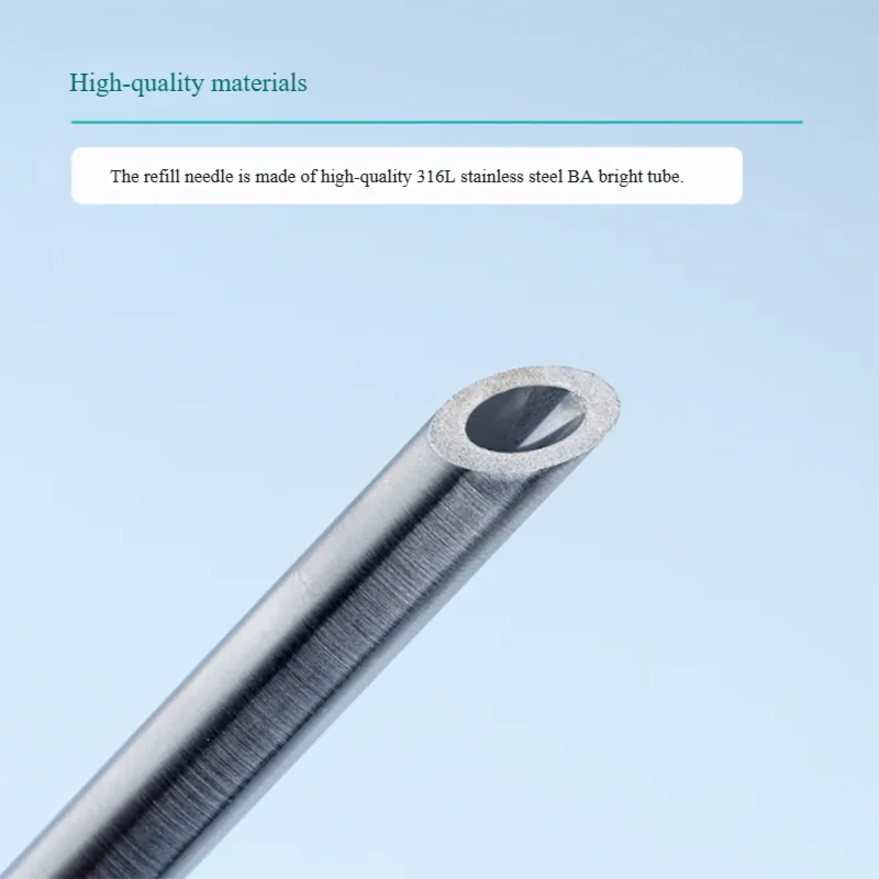 Stainless steel tank sampling needle device RD28 thread feeding needle feeding bottle inoculation needle 316L