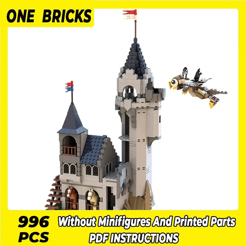 Moc Building Bricks Fortress Model Falcons Menagerie Castle Technology Modular Blocks Gifts Toys For Children DIY Sets Assembly