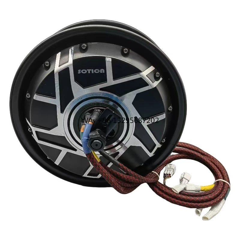 

H02 72V DC Hub Motor - 10KW Rated Power, High Speed Hub Drive for RSF