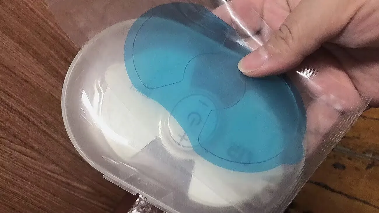 10 Stück (5 Paar) selbstklebendes Ersatzset Mini-Pad-Gel-Pad-Folie für Beurer EM10 EMS Elektrostimulation