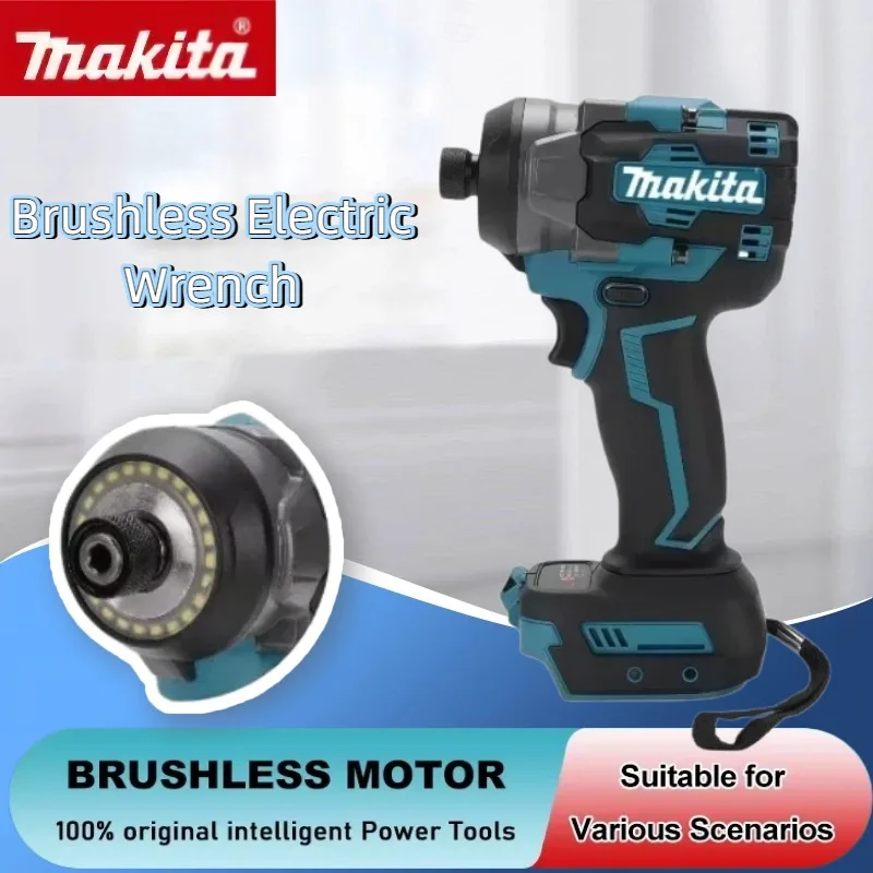 

Makita Driver Wrench High Concentricity Cordless Wrench 3500IPM High Torsion 550Nm Safe for Electrical Equipment Repair Tool