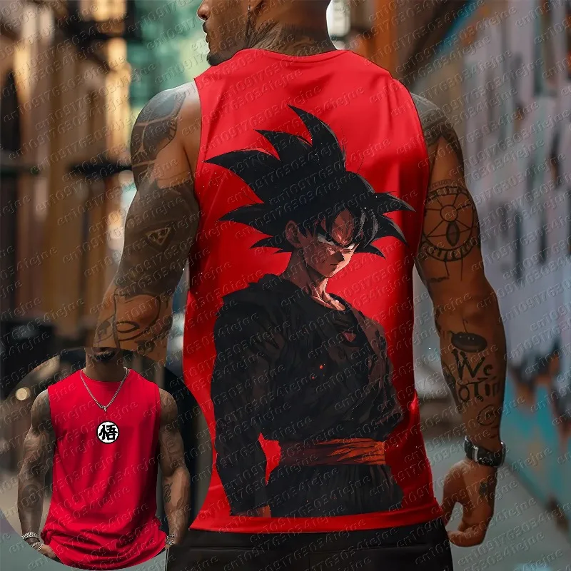 Dragon Ball Vegeta Vest Men's and Women's Same 2026 Summer Fitness Training Top Daily Wear Versatile Comfortable and Breathable