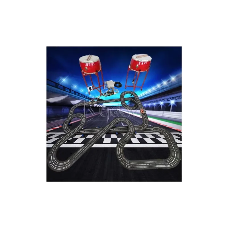 2024 New Product Commercial Entretenimiento Two Player Battle Beat a Drum Control Arcade Car Racing Games Machine