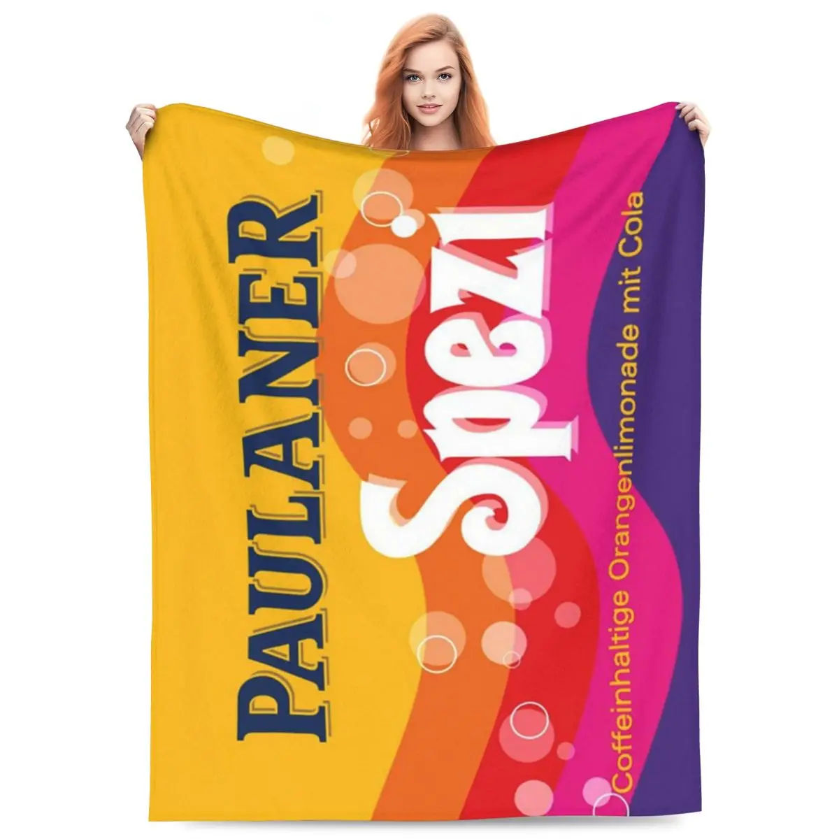 Paulaner Spezi Munich Blankets Fleece Sofa Throw Blanket Lightweight for Home Bedroom Office Throws Bedspread Quilt