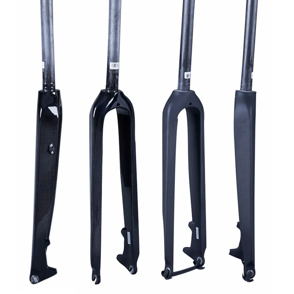 STLF Spot Supply of Unbranded Carbon Fiber 26 Inch/27.5/29 Mountain Bike Front Forks, Rigid Straight Tube Bicycle Accessories