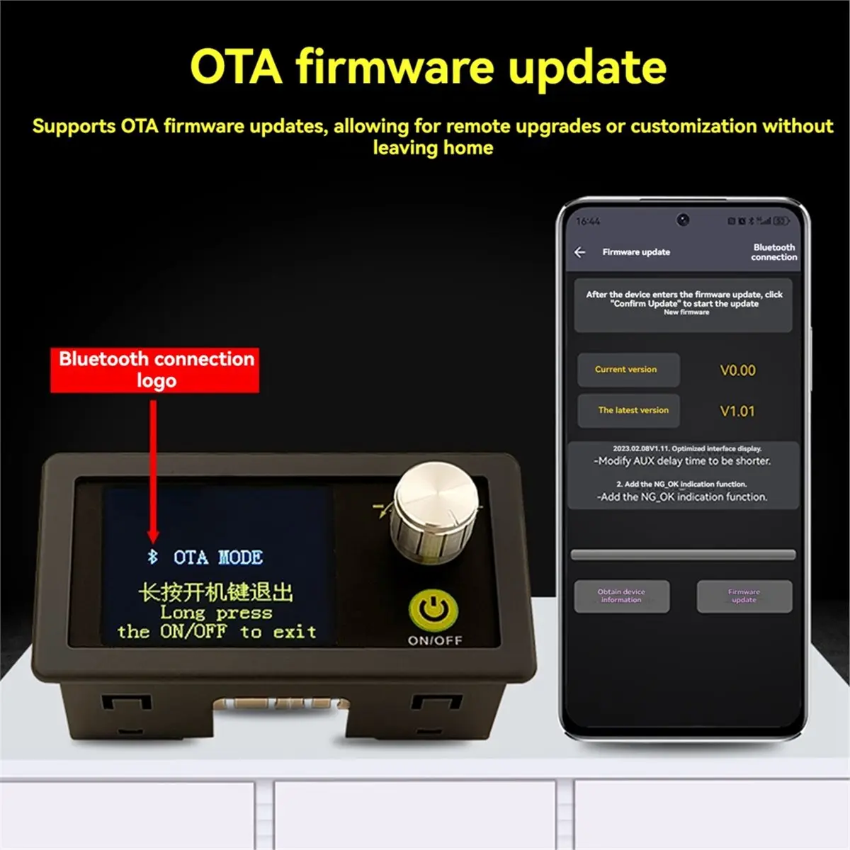 fine T459 DC 5V Four-Wire Battery Internal Resistance Tester 18650 Battery Internal Resistance Tester Remote APP Display