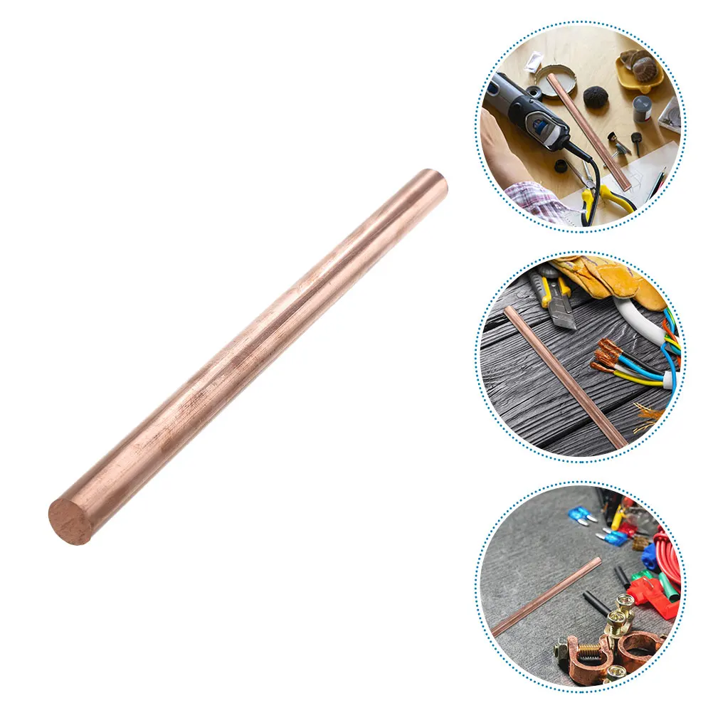 

Solid Copper Rods 10x100mm Pure Copper DIY Craft Material Round Metal Bars for Making Projects H Supplies
