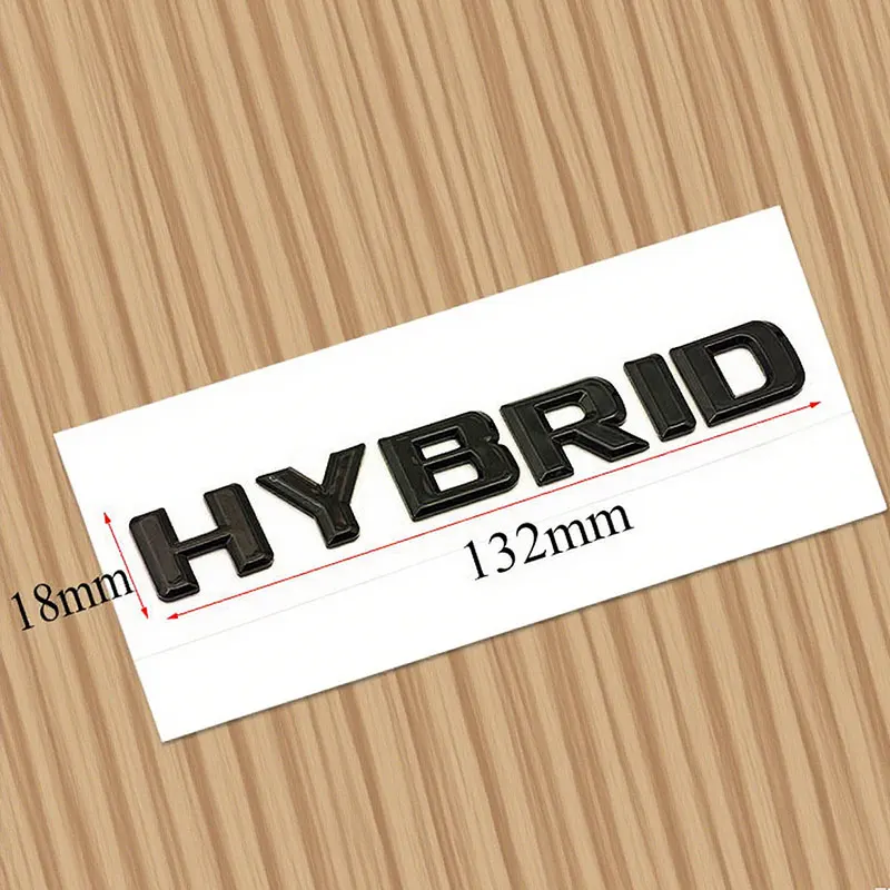 ثلاثية الأبعاد ABS رسائل الهجين سيارة الخلفي الجذع ملصق شارة لمرسيدس S400 L ML450 E300 E400 W211 W212 W163 W164 W221 W222 اكسسوارات #5