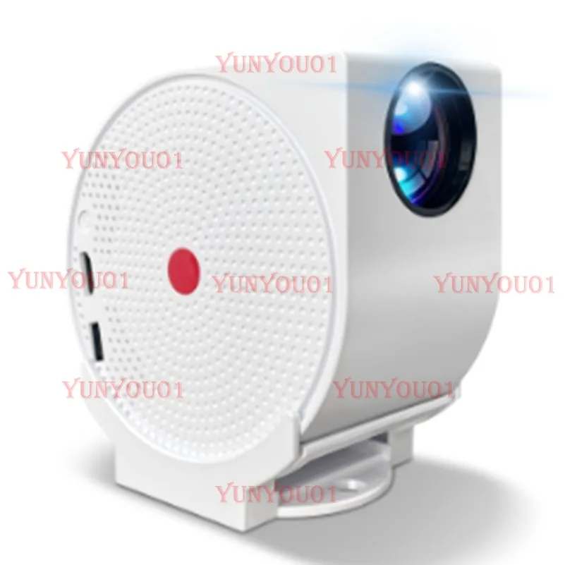 

TYPE C 4K 400ANSI Mini Projector with WIFI and Bluetooth,BT5.2 4K Movie Video Projector with 270° Rotatable EU PLUG