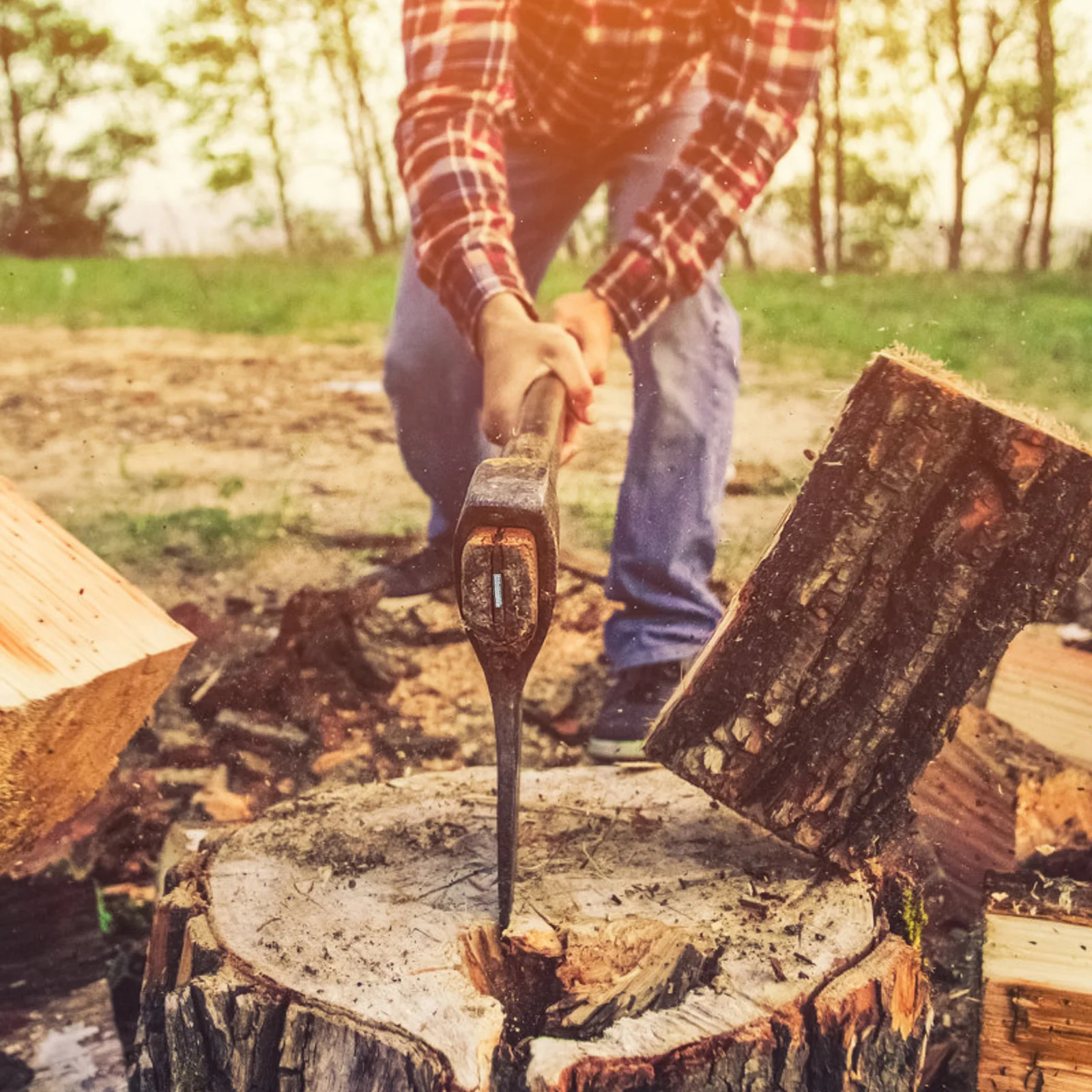 20 pezzi strumento di rinforzo a cuneo triangolare cunei di fissaggio con manico in acciaio al carbonio per accessori per l'installazione di riparazione esterna del martello