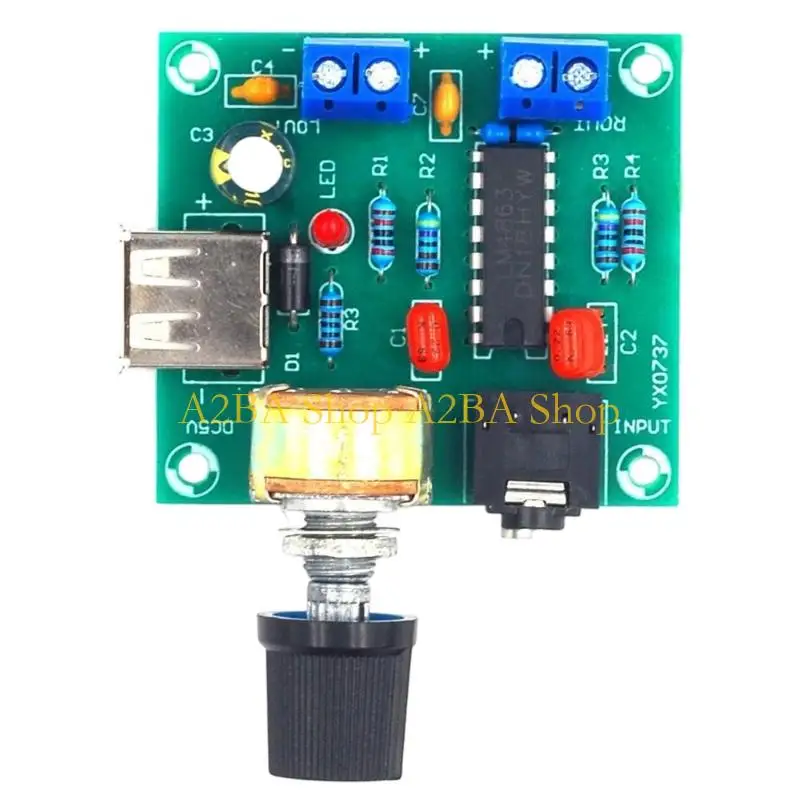 A2BA PM2038 двухканальная плата усилителя мощности USB 5 Вт + 5 Вт, простая установка