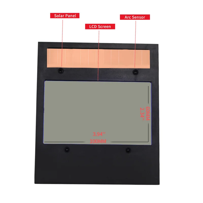 Big view eara 4 arc sensor Solar auto darkening filter TIG MIG MMA True color welding mask/welder cap/eyes mask filter