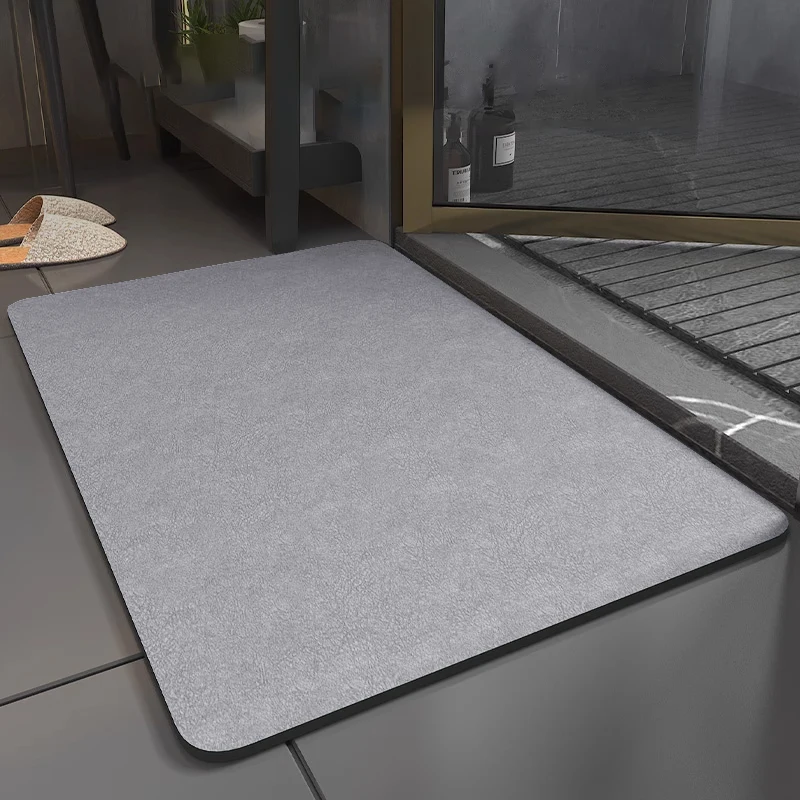 

Simple bathroom anti-slip mat thin toilet absorbent foot mat porch entrance mat entrance mat
