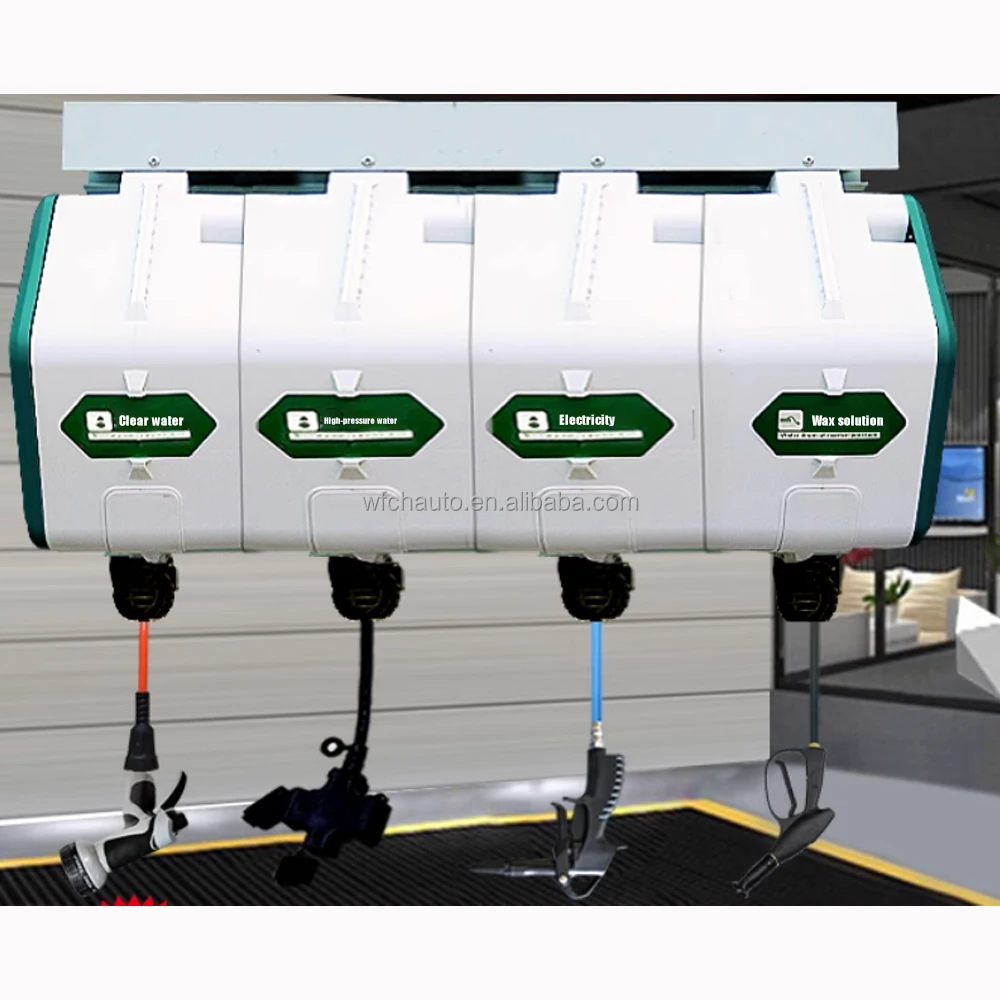 Electric Car Wash Equipment with Air Drum High-Pressure Water Foam Roll 4000psi