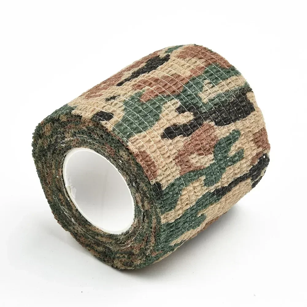 1pc Camouflage Invisible Tape Camo Form Reusable Self Cling Camo Hunting Ri Fle Fabric Tape Wrap Outdoor Camping Accessories