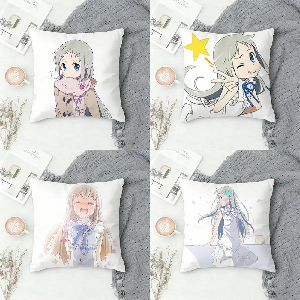 

T-The Flower We Saw That Day Double-sided Printed Square Decorative Cushion Cover for Sofa Living Room Home Decor